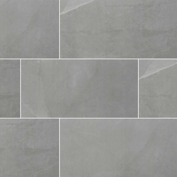 Msi Sande Gray 24 In. X 48 In. Polished Porcelain Floor And Wall Tile, 2PK ZOR-PT-0220